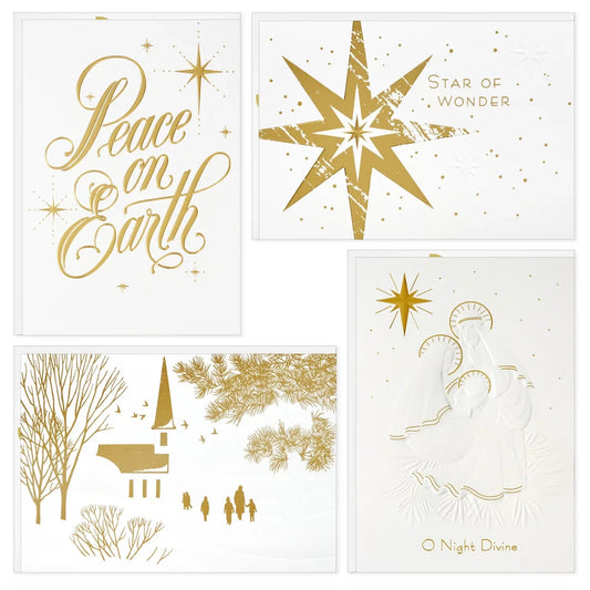 Hallmark Traditional Holiday Card Assortment 40 Pack - Elegant Icons