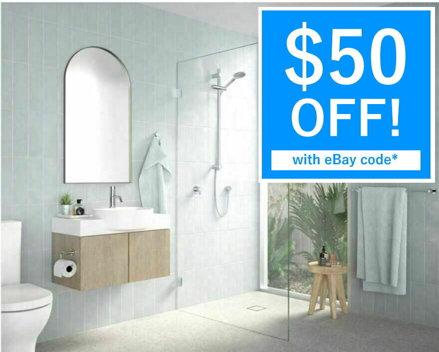 Clark Bathroom Renovation in a Box 6 pcs Set Chrome Tap Mixer Shower Towel Rail