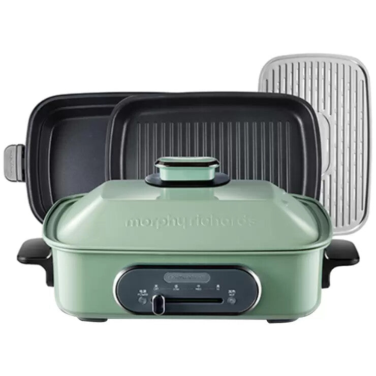 Morphy Richards 3-in-1 Cooking Pot Multifunction Grill Steam Slow Non Stick