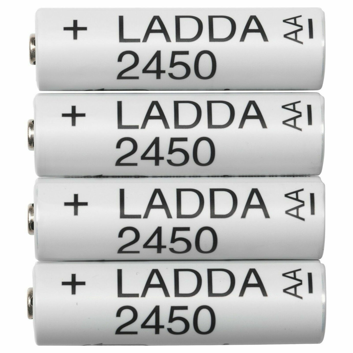 LADDA AAA & AA Rechargeable NiMH 500 900 1900 2450 mAh Batteries