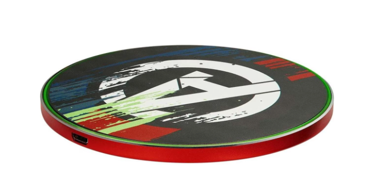 Marvel Avengers 10W QI Wireless Mobile Phone Charging Pad USB Charger
