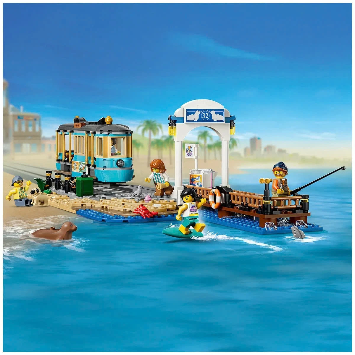 LEGO City Classic Beach Streetcar 60506 Brand New & Sealed