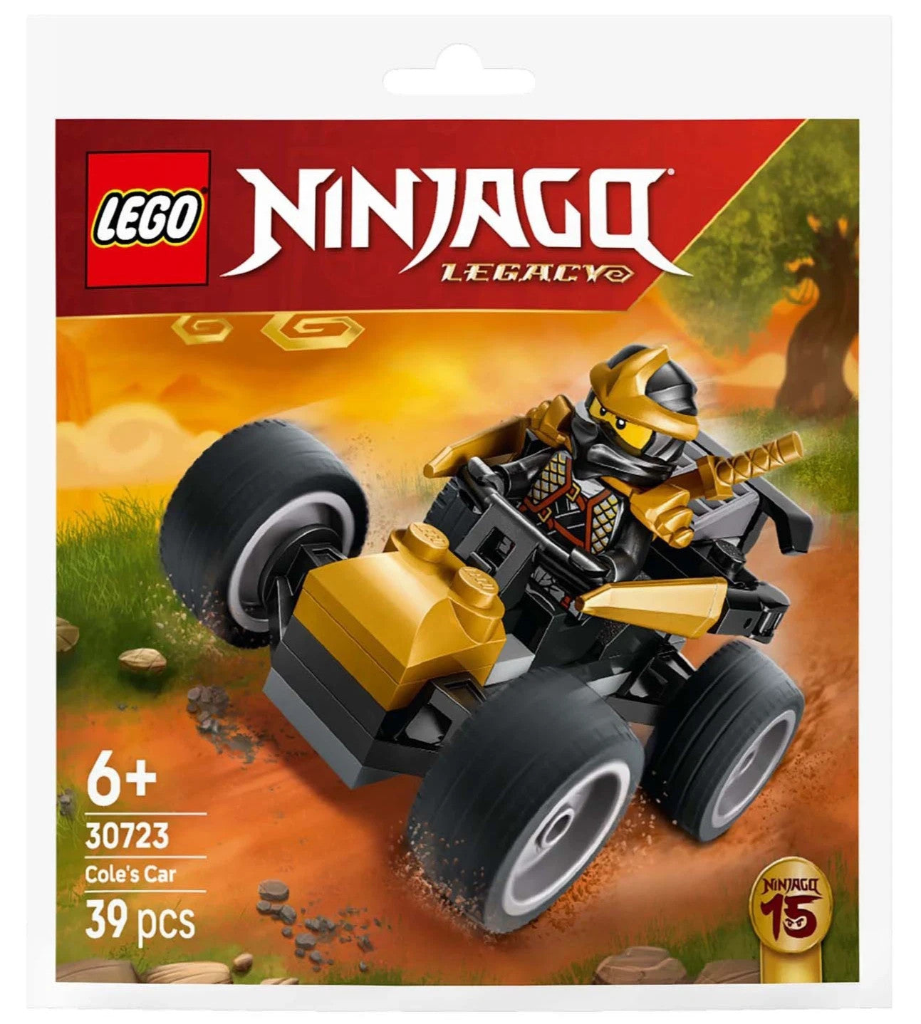 LEGO Ninjago Cole's Car Set 30723 Paper Bag PolyBag Legacy RARE EXCLUSIVE NEW