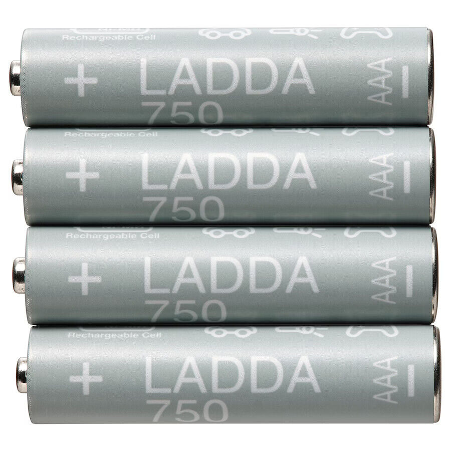 LADDA AAA & AA Rechargeable NiMH 500 900 1900 2450 mAh Batteries