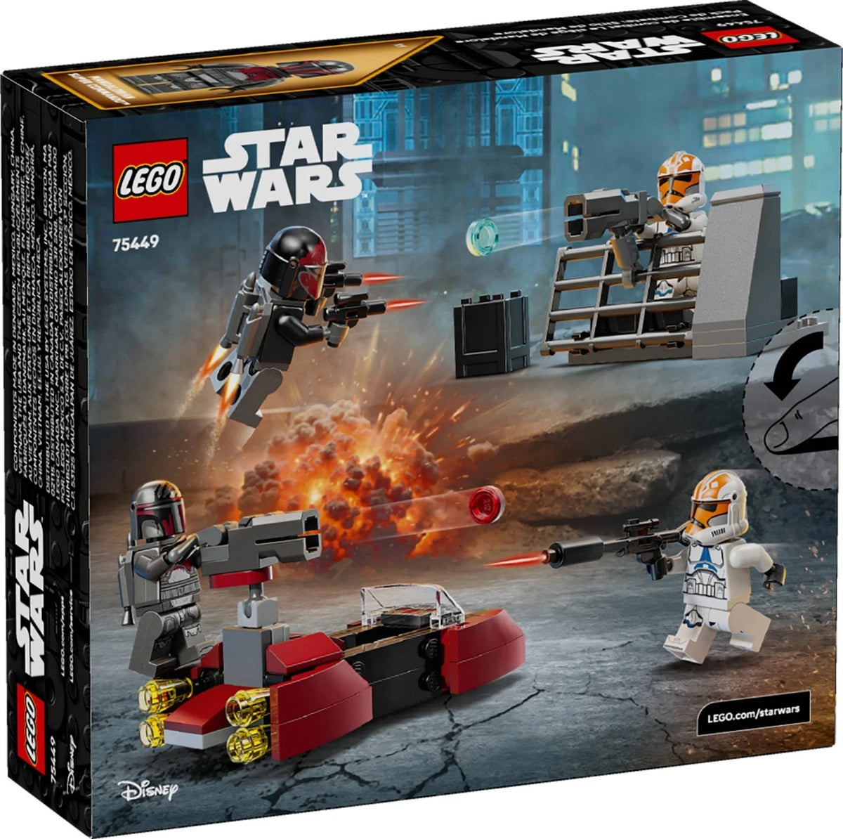 LEGO 75449 STAR WARS Siege of Mandalore Battle Pack Building Toy 6+ BNISB