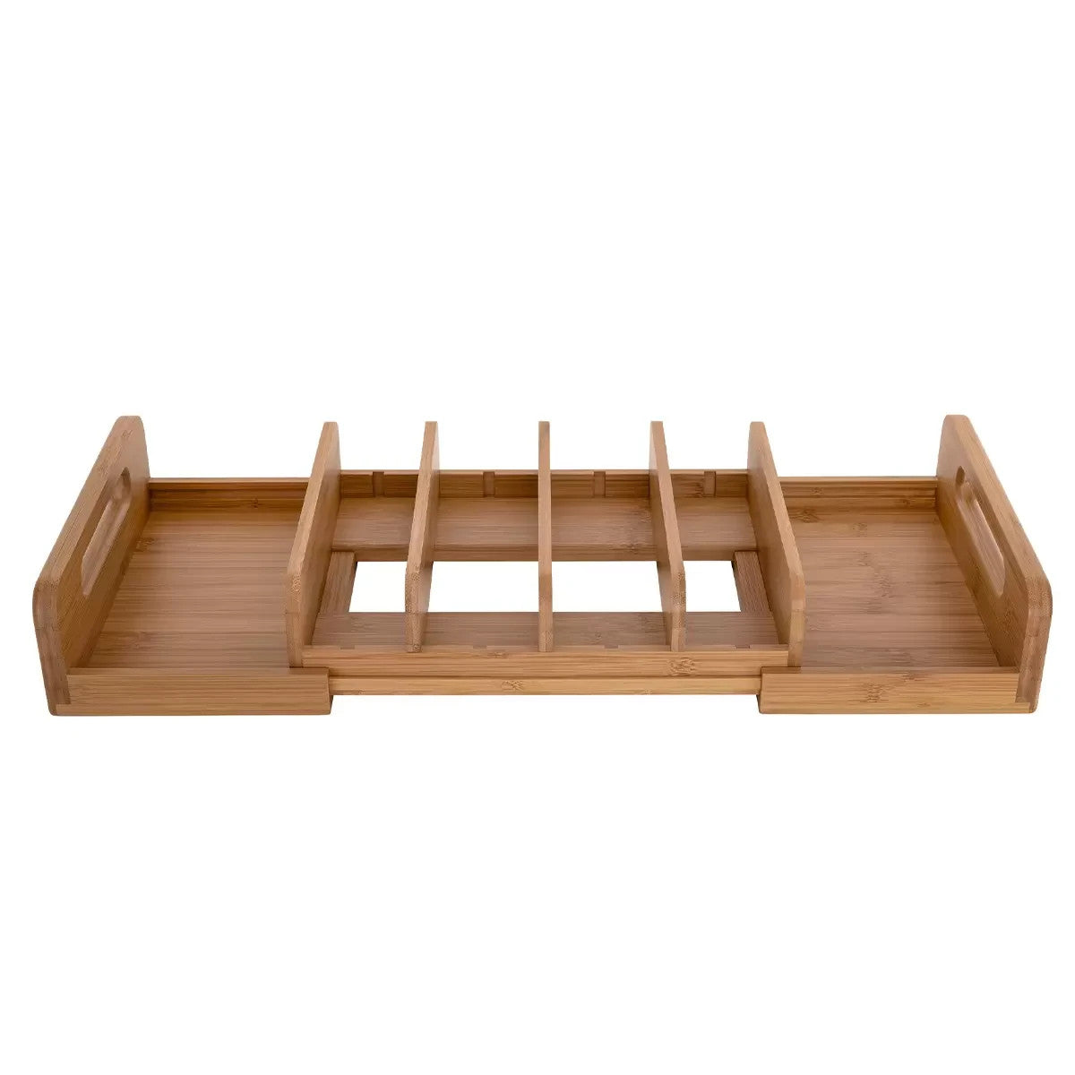 Seville Classics Kitchen Expandable Cabinet And Pantry Organiser with Dividers