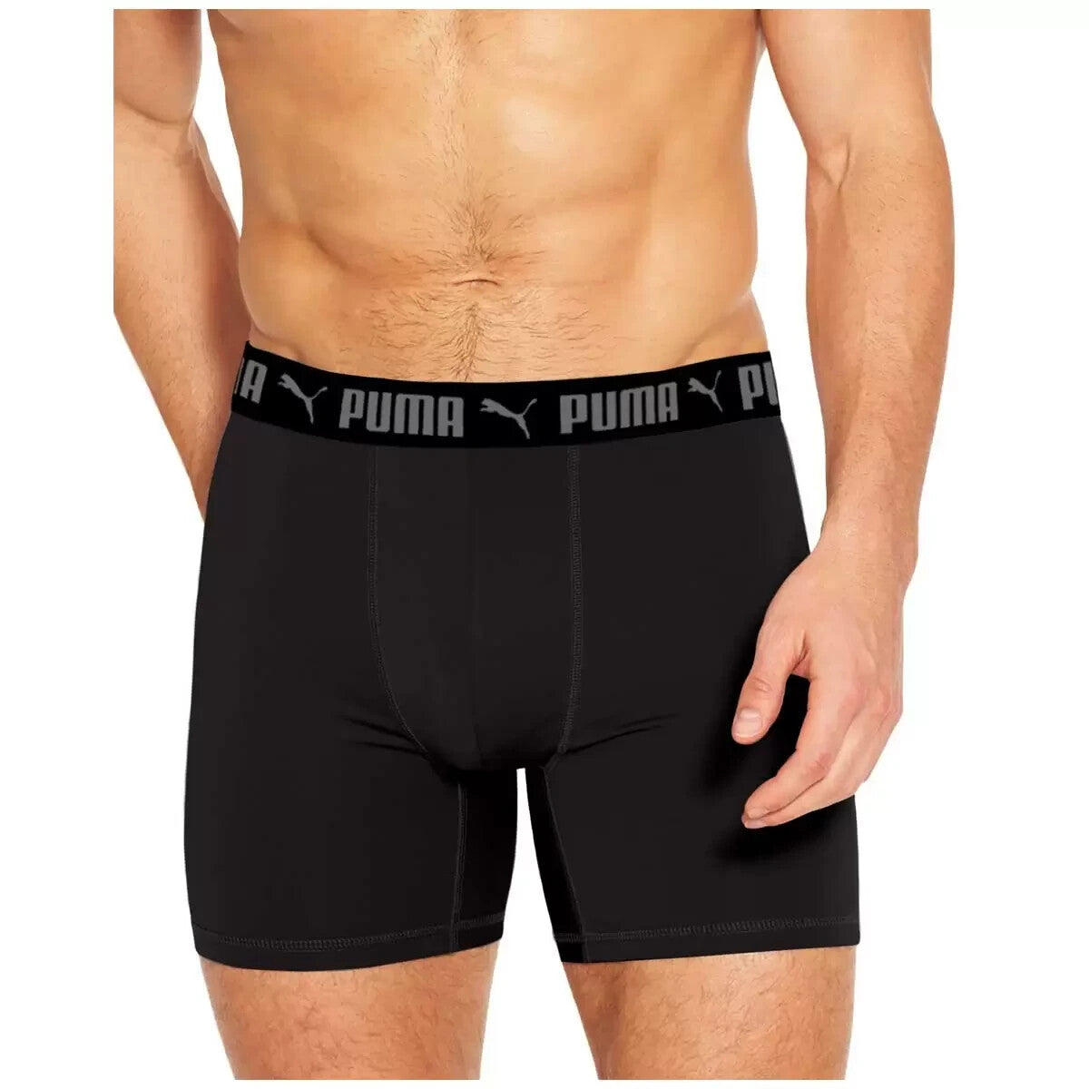 Puma Mens Boxer Brief Small 5 Pack - Sport Luxe Performance Athletic Underwear