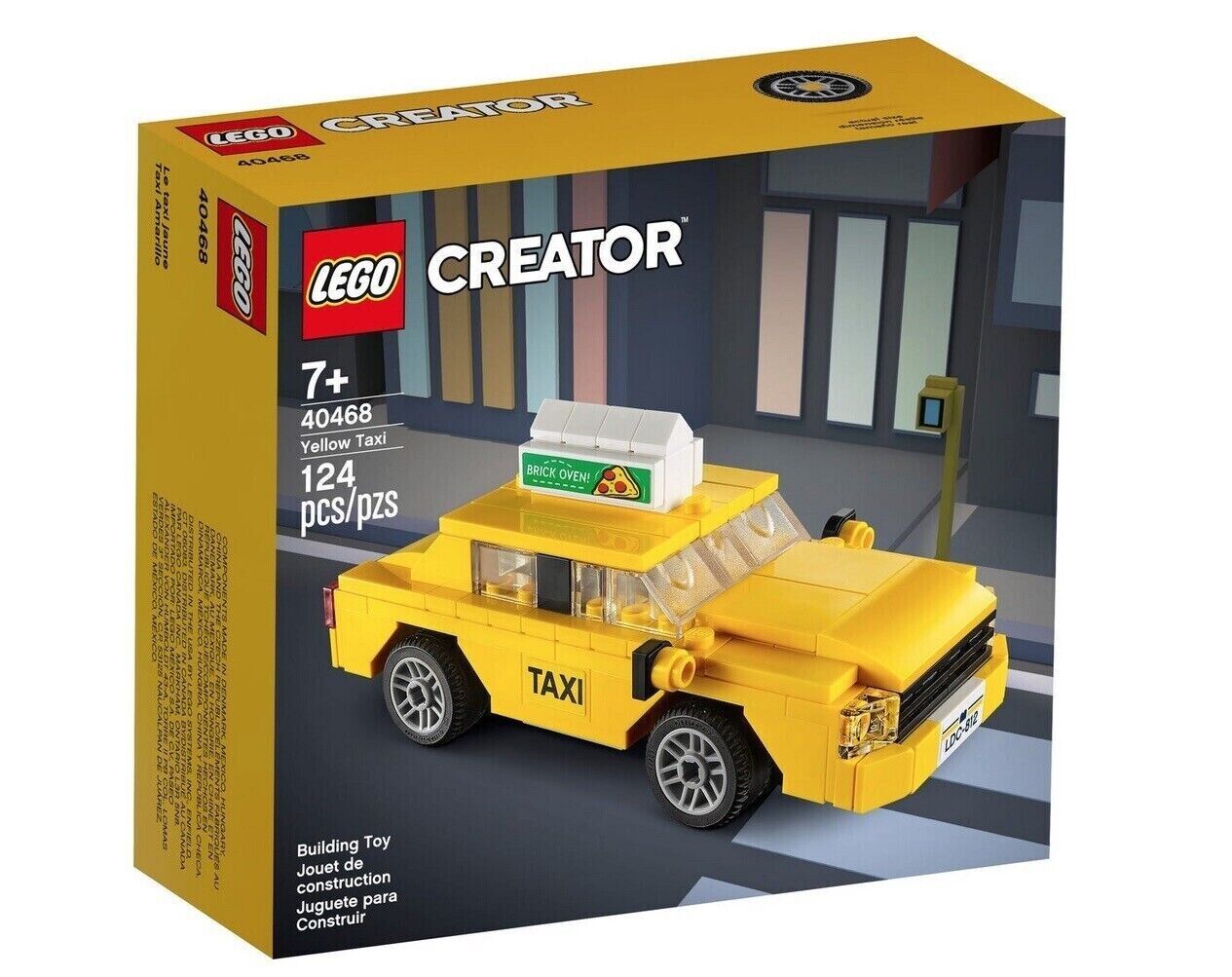 LEGO Creator 40468 Yellow Taxi - Brand New AU Stock