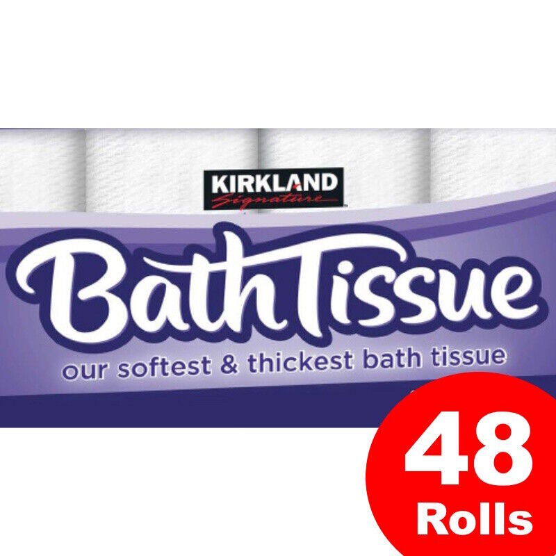 Kirkland Signature Bath Tissues Toilet Paper Wipes 3 Ply 48x 24x 12x 270 Sheets