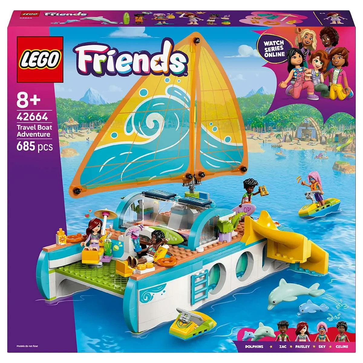 LEGO 42664 Friends - Travel Boat Adventure NEW