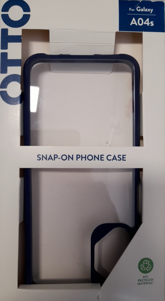 Otto Snap On Phone Case for Samsung Galaxy A04s Blue Color