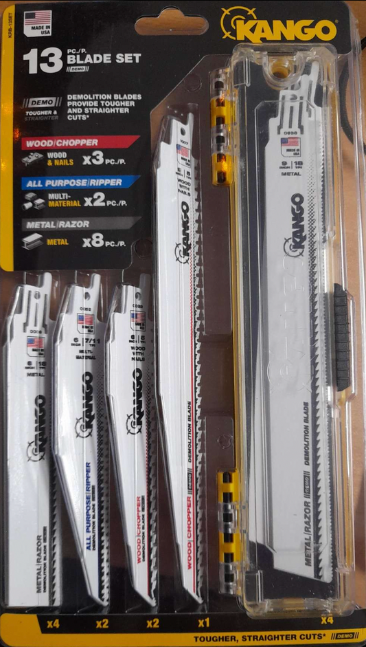 Kango 13 pcs Demolition Blades Provide Tougher & Straighter Cuts*