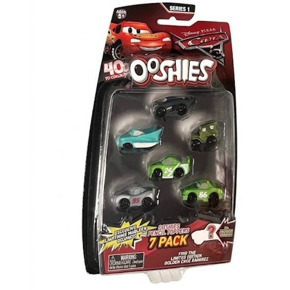 Exclusive Lightning McQueen Ooshie 7 Pack Disney Cars Hidden Surprise Ooshie
