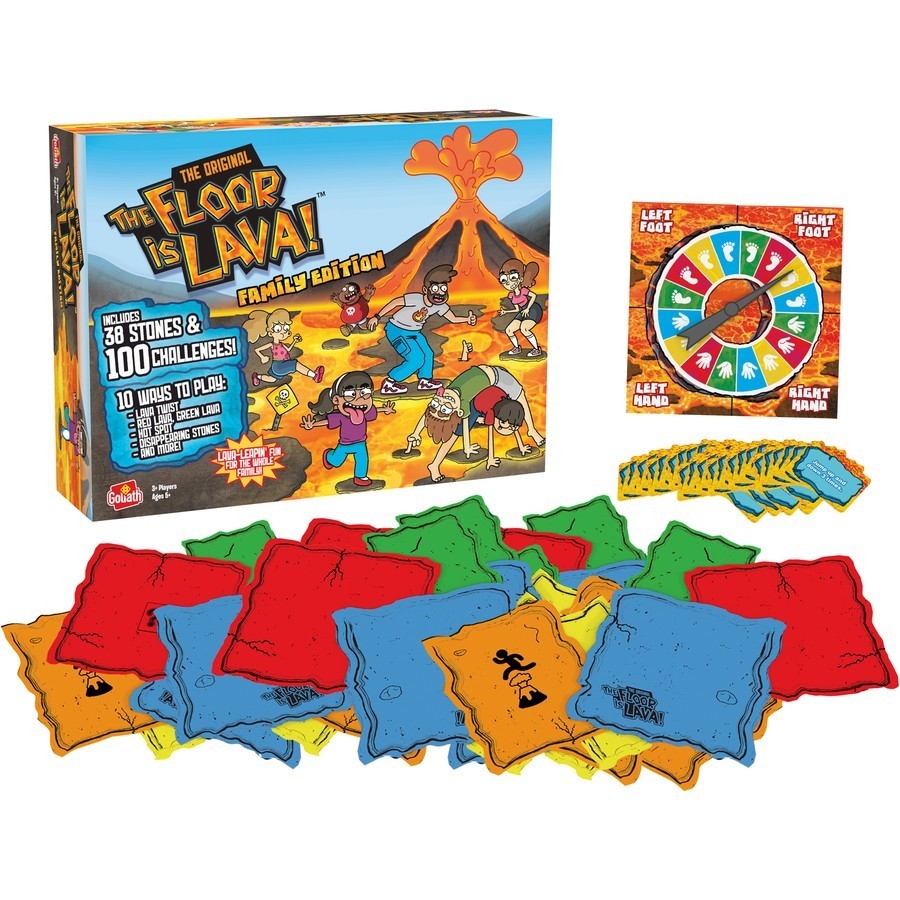 The Original The Floor Is Lava Board Game Family Edition Brand New AU Stock