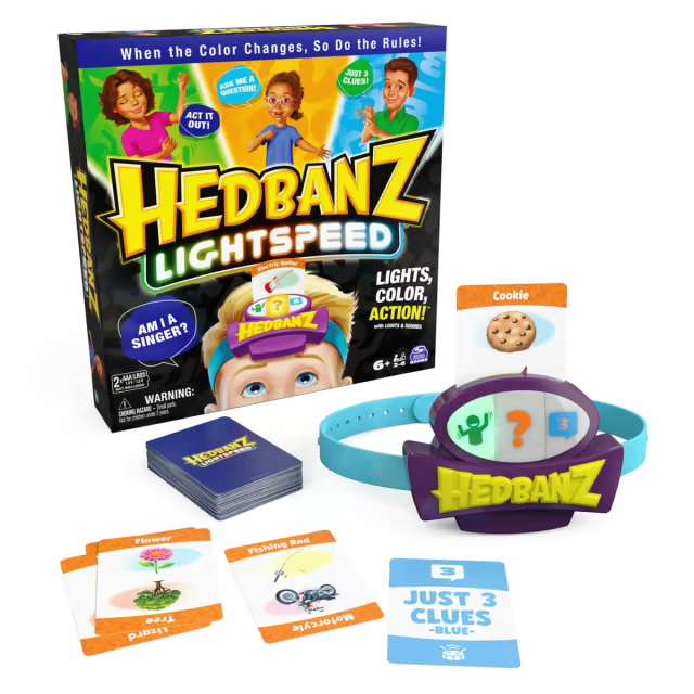 Hedbanz Lightspeed Board Game