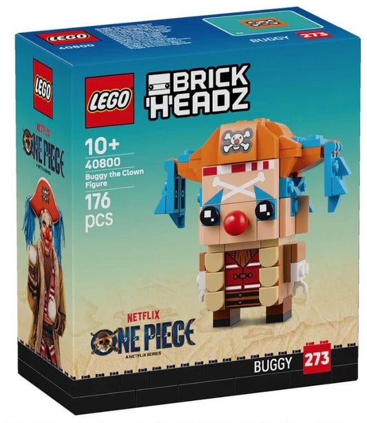 LEGO 40800 BrickHeadz Buggy the Clown Figure - One Piece - Brick Headz New