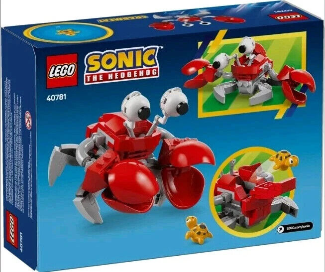 LEGO Sonic The Hedgehog ~ Badnik: Crabmeat (40781) ~ Brand New Factory Sealed.