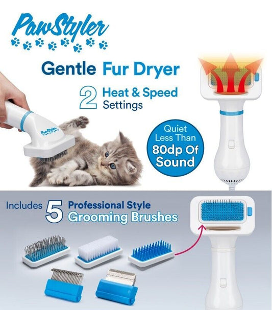 Paw Styler The Ultimate 5-in-1 Pet Grooming Kit and Dryer As Seen On Tv