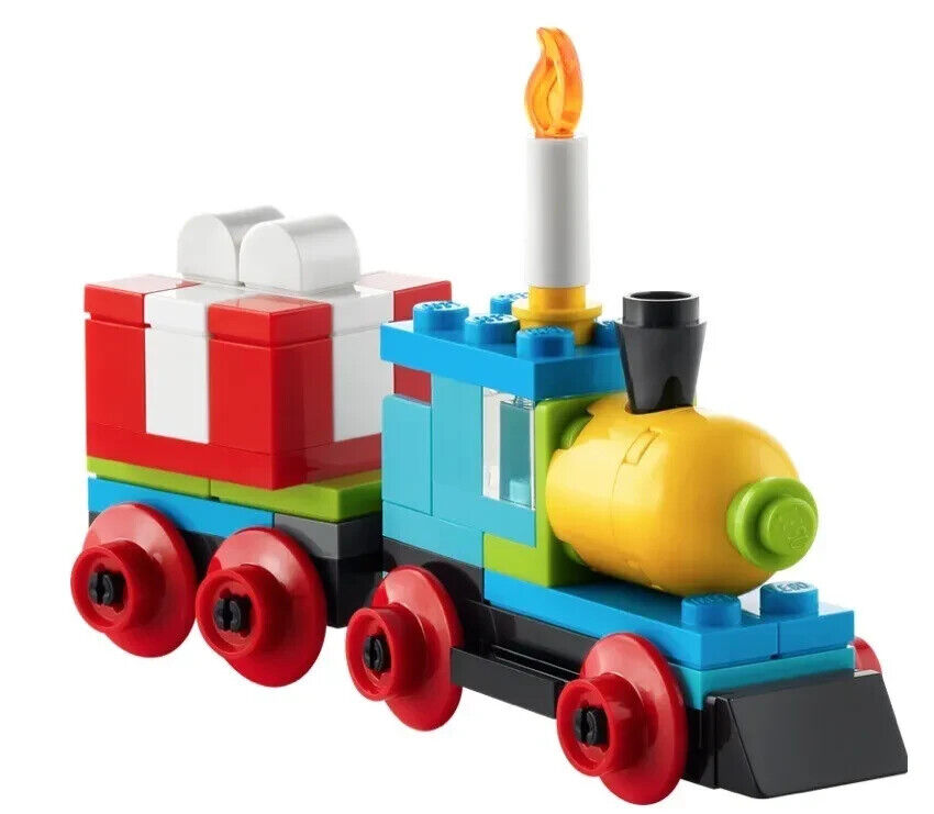 Lego Creator Birthday Train 30642 Polybag Candle Present Cargo New