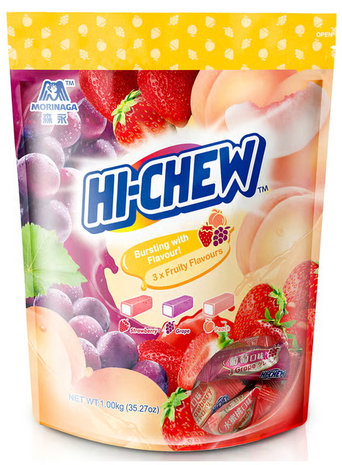Hi-Chew Fruit Chews Variety Party Value Pack 1 kg MORINAGA