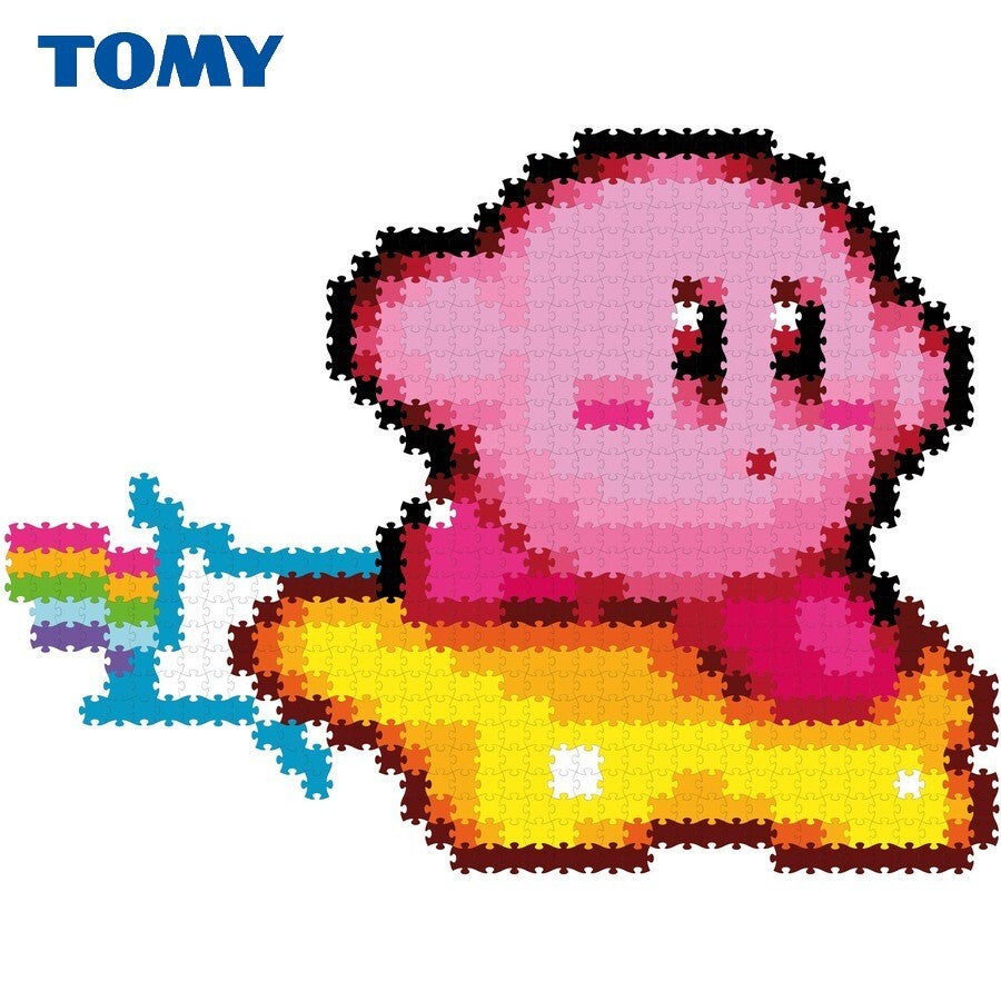 TOMY 700pc Jixelz Remix Warp Star Kirby Kids Jigsaw Pixels Puzzle Set