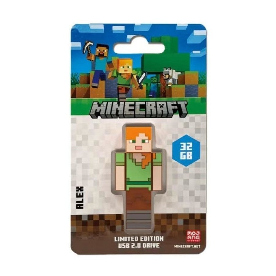 Verbatim Minecraft Mojang Limited Edition USB 2.0 Drive 32GB - Alex