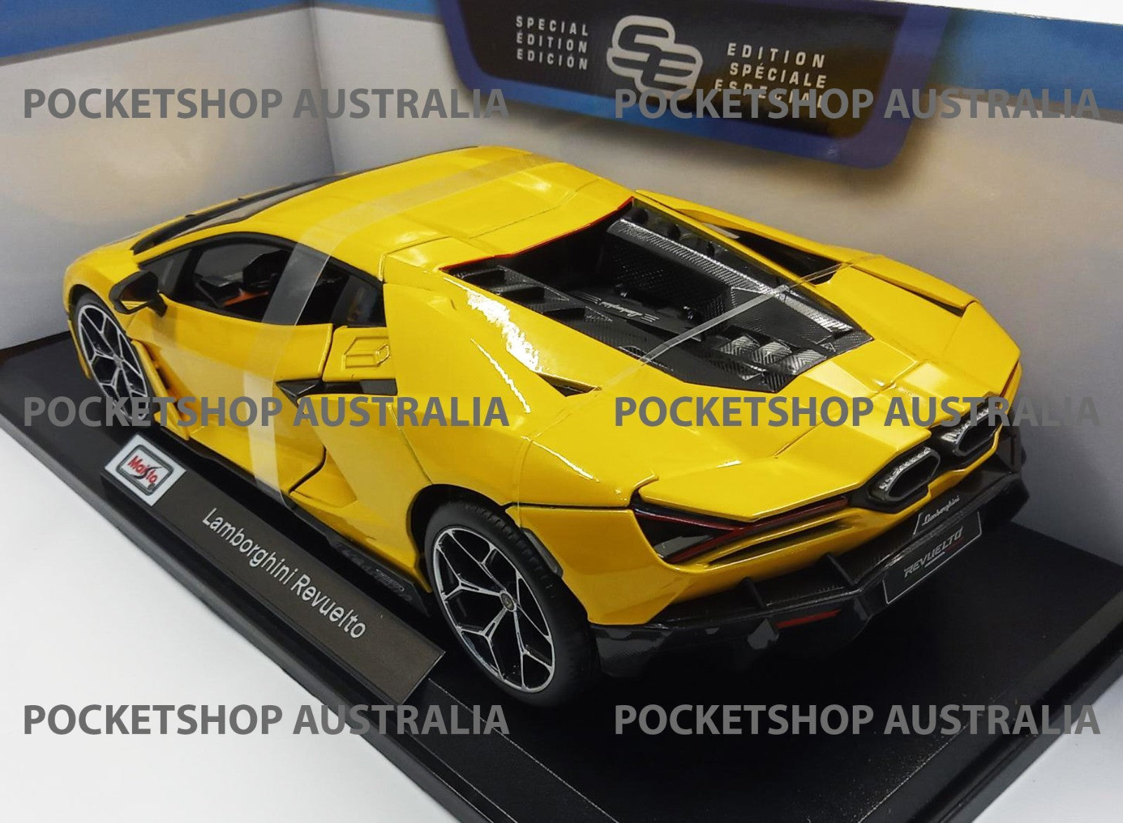 Maisto Yellow Lamborghini Revuelto 1:18 special edition Diecast Display Toy Car