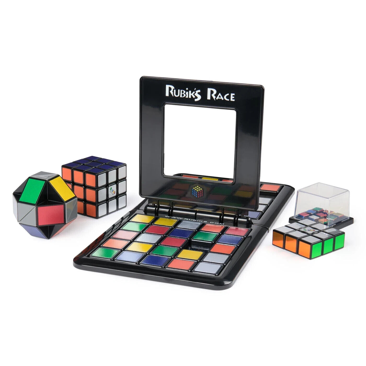 Genuine Rubik's Metallic Edition Solvers Pack Race Cube Edge Twist Torsade Game