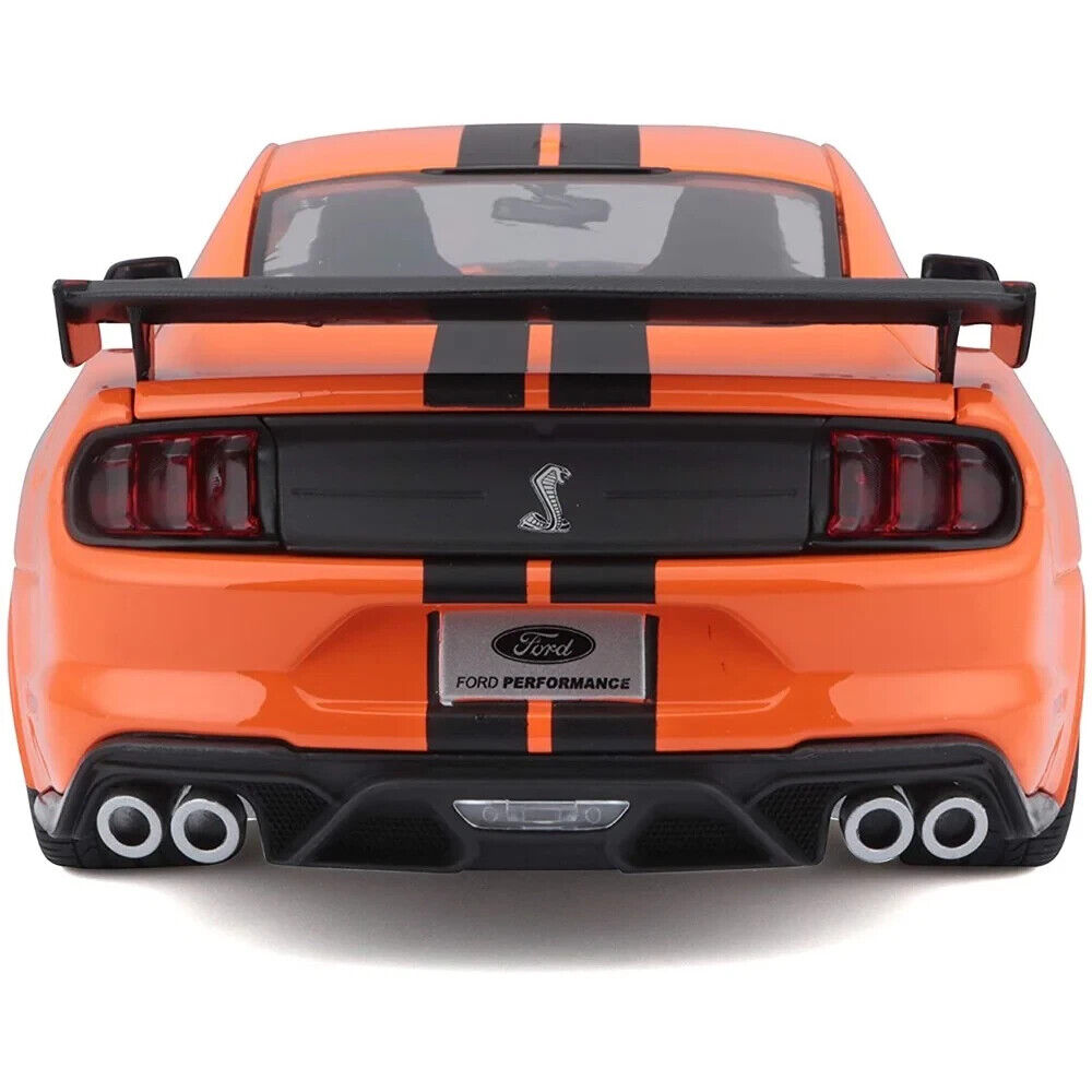 Maisto 1:18 Diecast Special Edition 2020 Mustang Shelby GT500 Model Car Orange