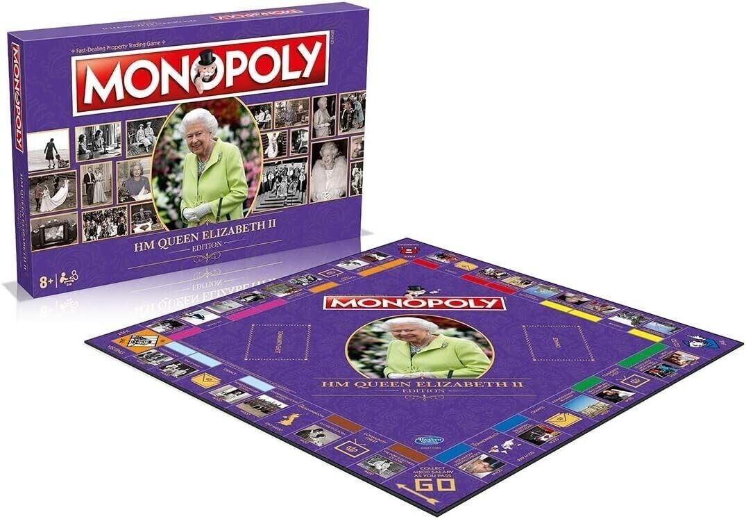Monopoly Board Game - HM Queen Elizabeth II 2 - by Hasbro