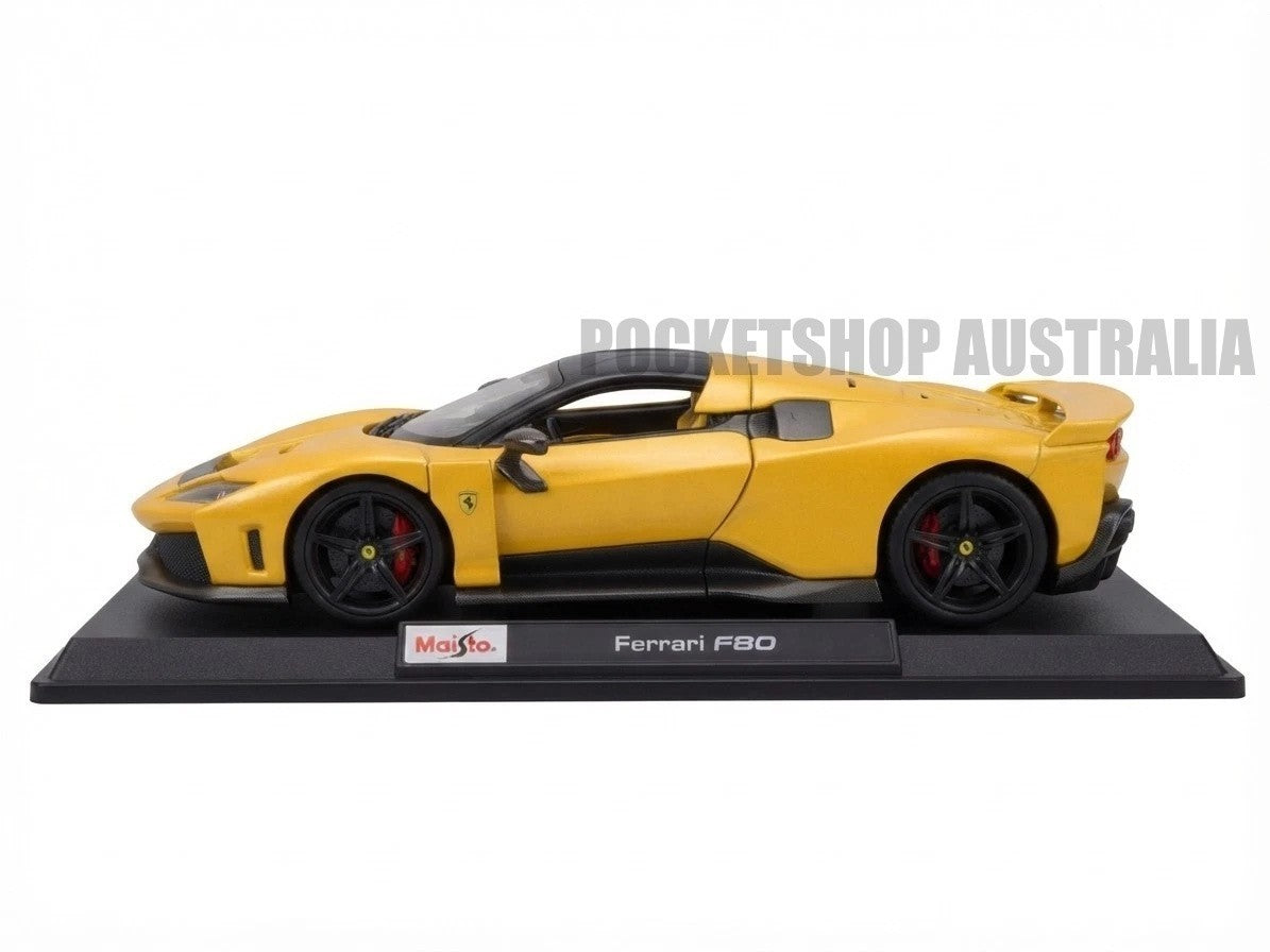 Maisto 1:18 Diecast Special Edition – Ferrari F80 (Yellow)