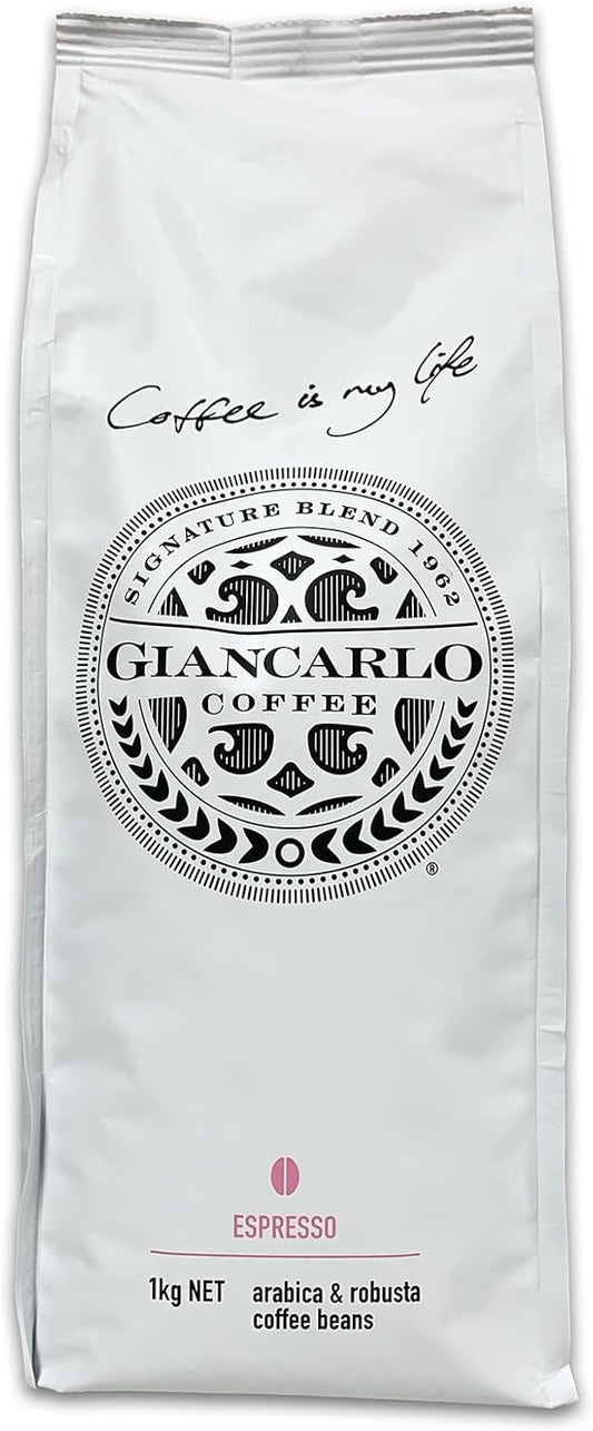 Grinders Giancarlo Coffee 1kg Espresso Arabica Coffee Whole Bean Medium Roast