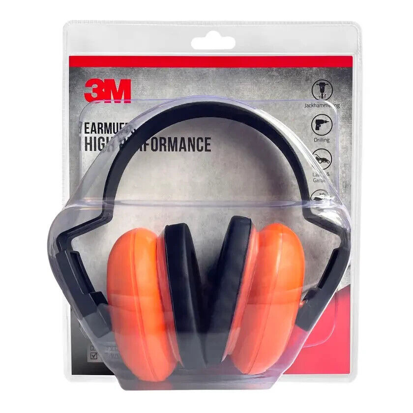 3M High Performance Earmuff Noise Hearing Protection Ear Muffs Class 5 SLC80 29