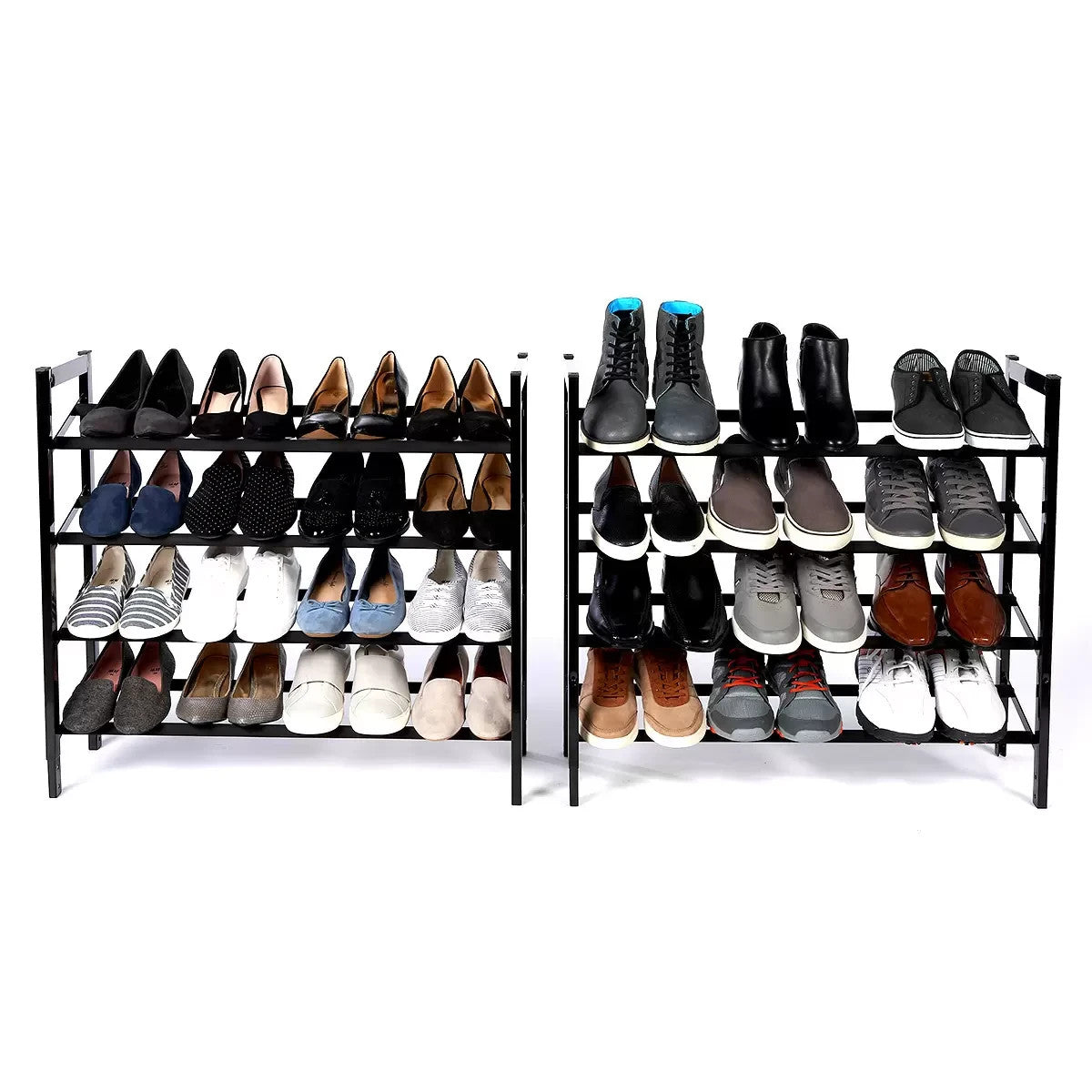 New Neatfreak Set of 2 Stackable Shoe Rack 2X 650mm Height