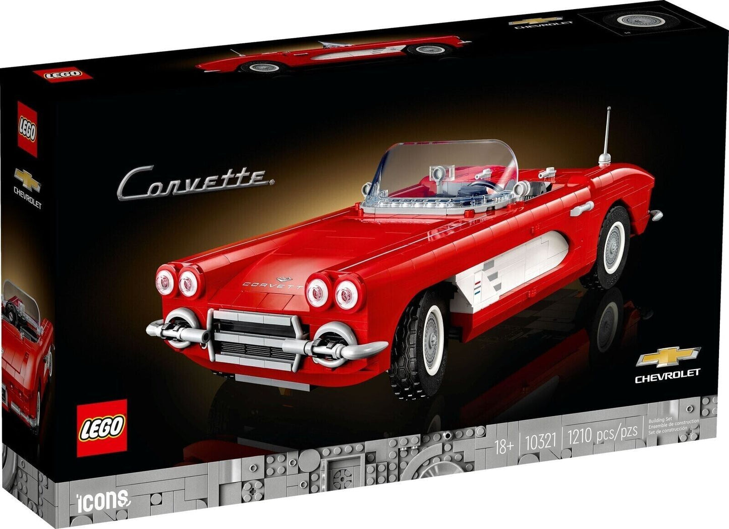 LEGO 10321 Icons  Chevrolet Corvette BRAND NEW SEALED