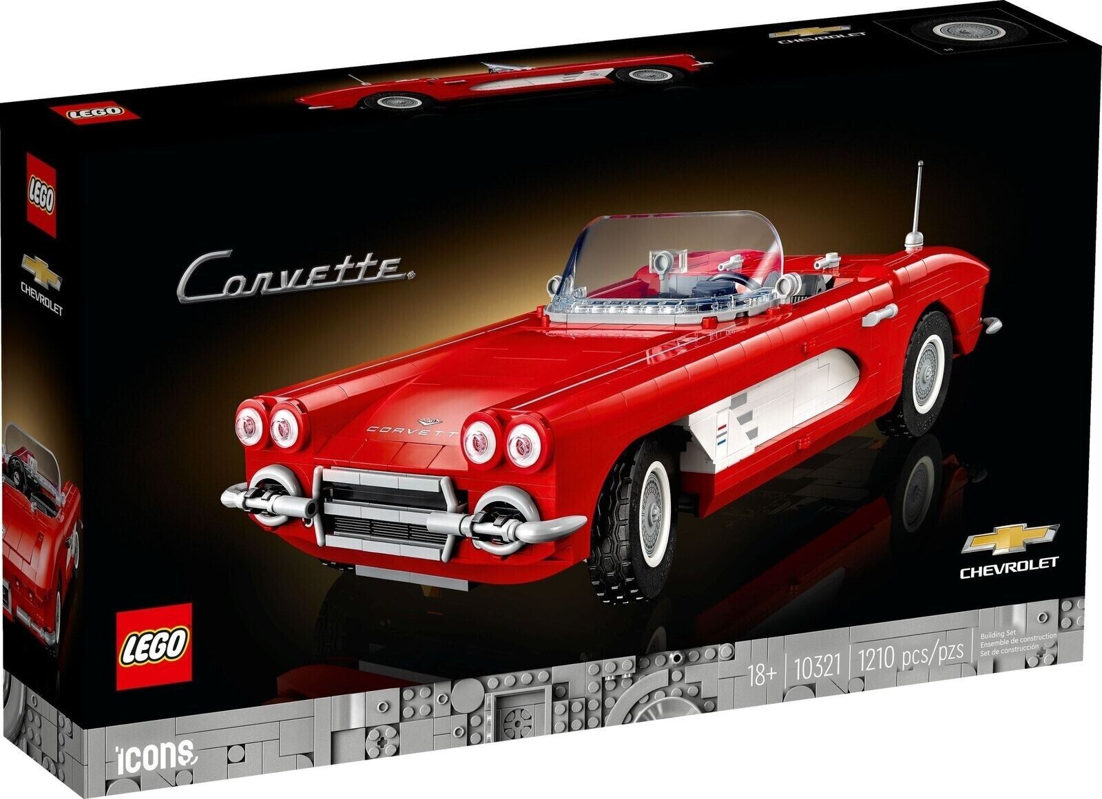 LEGO 10321 Icons  Chevrolet Corvette BRAND NEW SEALED