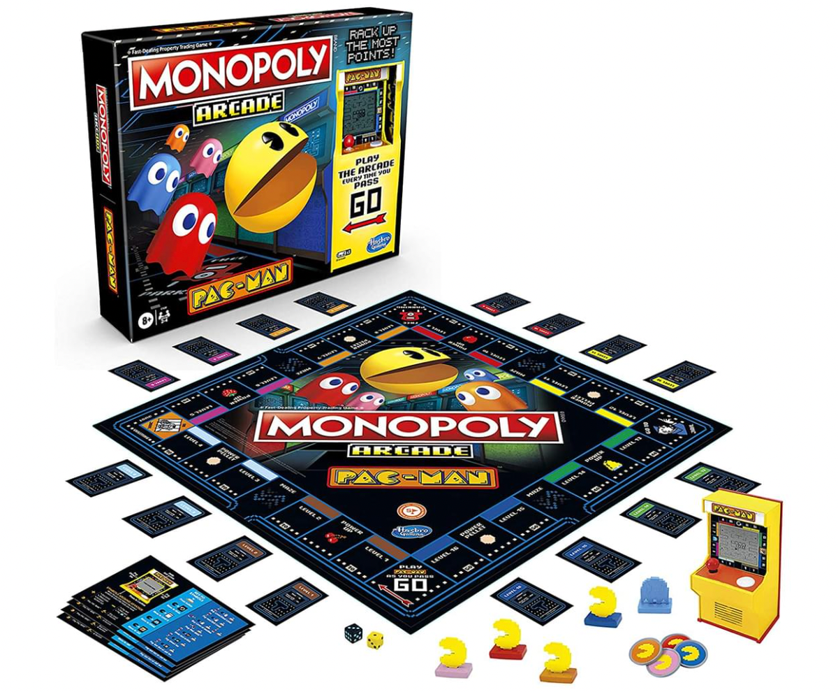 Hasbro Monopoly Arcade PAC-MAN Family Kids Fun Board Game