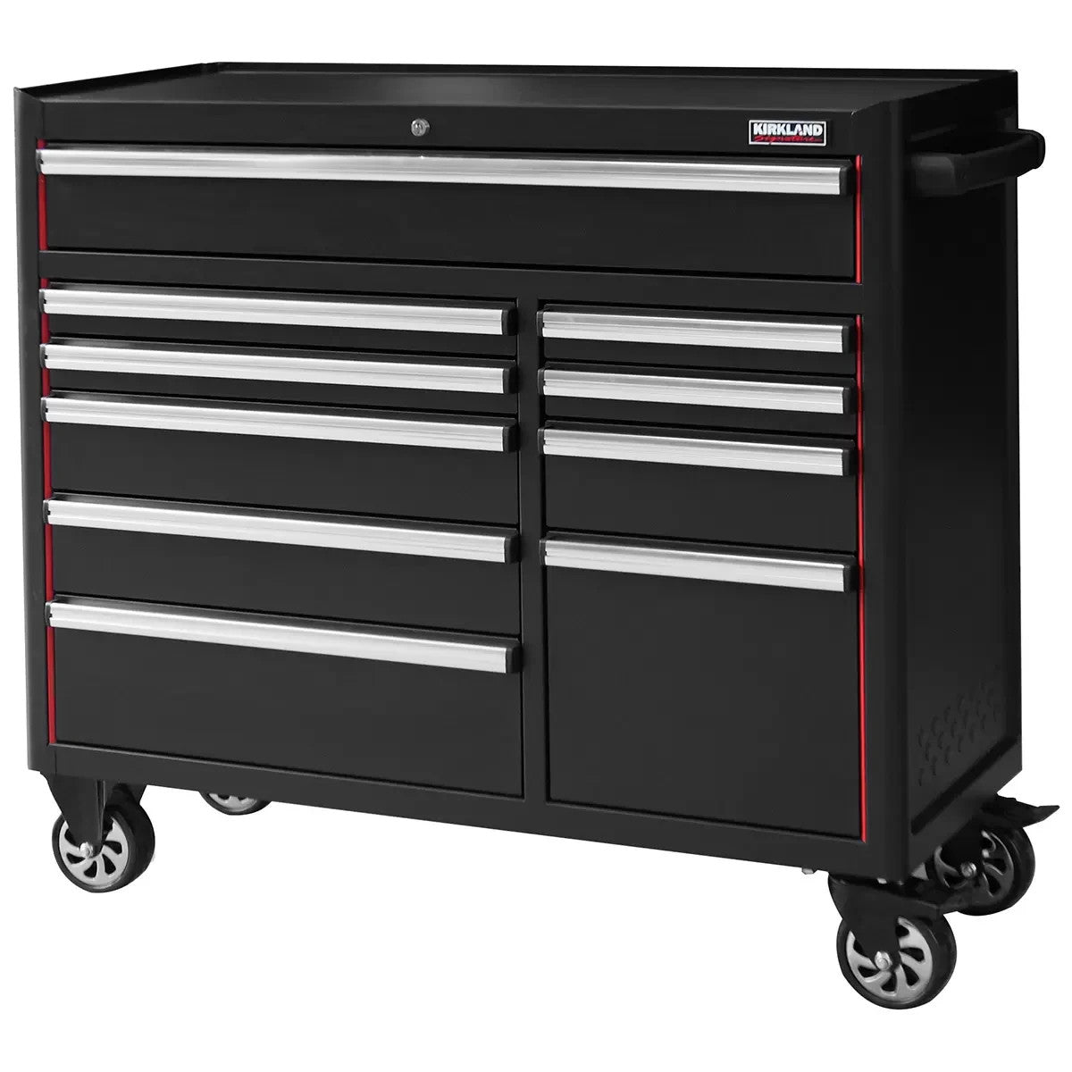 Kirkland Signature Redline Tool Chest 109.22cm X 93.98cm with Locks and Wheels