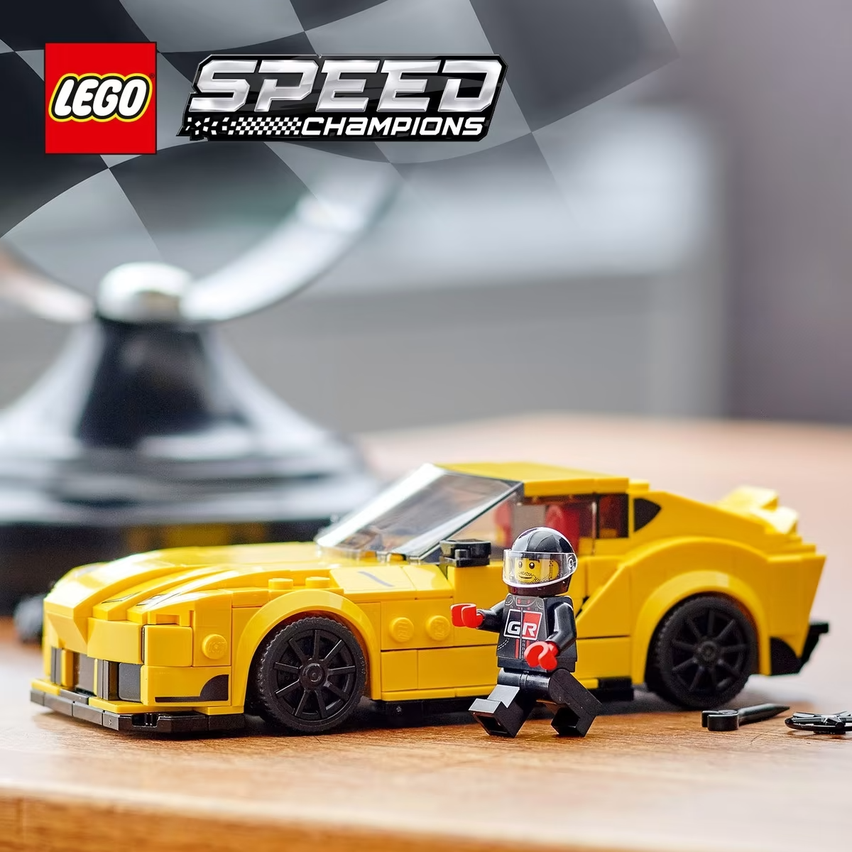 LEGO 76901 Speed Champions Toyota GR Supra Collectible Sports Car Toy For Kids