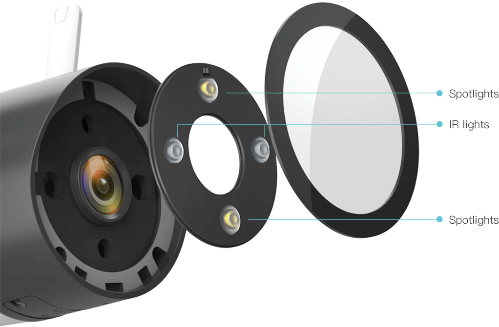 Tenda CT6 3MP Super HD WiFi IP Security Camera Outdoor Night Vision Surveillance