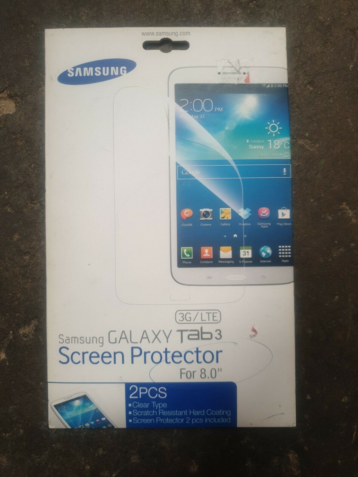 Samsung Galaxy Tab 3 ET-FT310CTEGWW Screen Protector For 8.0" 2pcs Pack