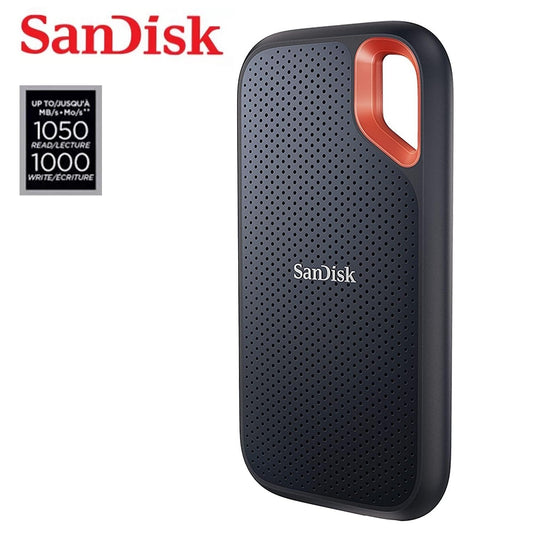SSD SanDisk 500GB 1TB 2TB  Extreme Portable USB 3.2 Gen 2 IP65 SDSSDE61 1050Mb/s