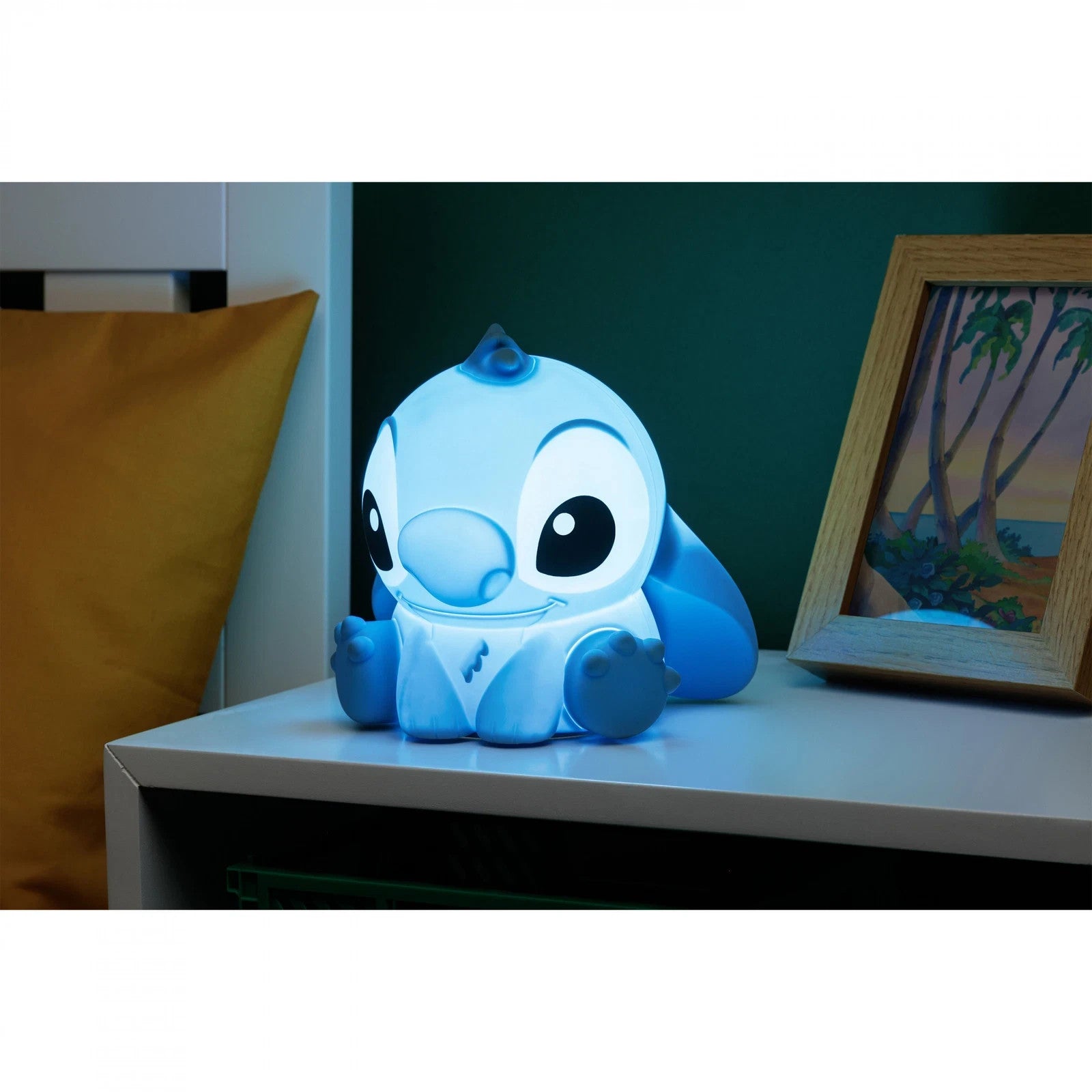 Disney Stitch Squishy Glow Lite Silicone Night Light Lamp Soft Glow Kids Bedroom