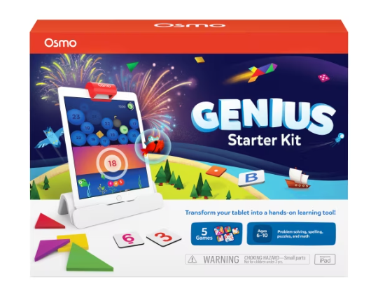 Osmo Genius Starter Kit 5 Games Ages 6 - 10 STEM Toy Gifts for Kids