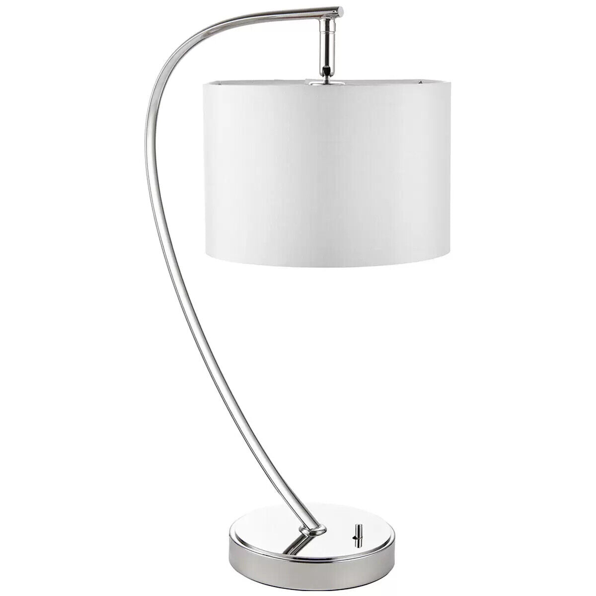 Hudson Living Bright Nickel Table Lamp Josephine Study Bedroom Night Light 
