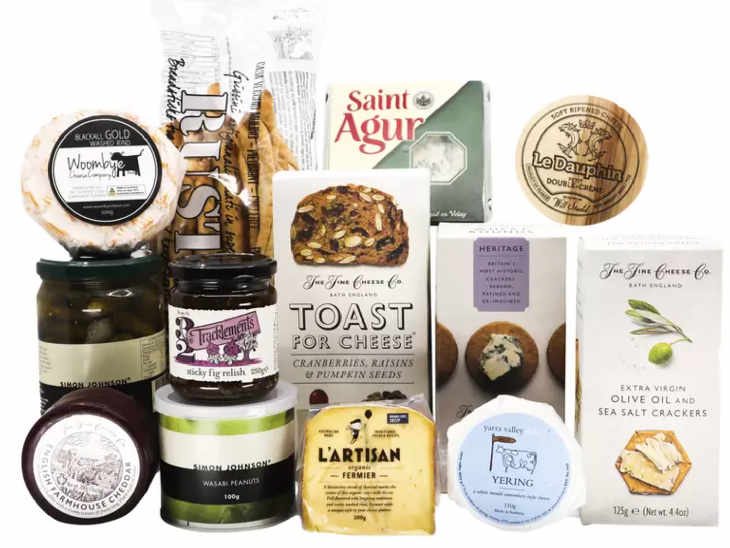 Entertainer's Cheese Selection Christmas Hamper Gift Assortment Set