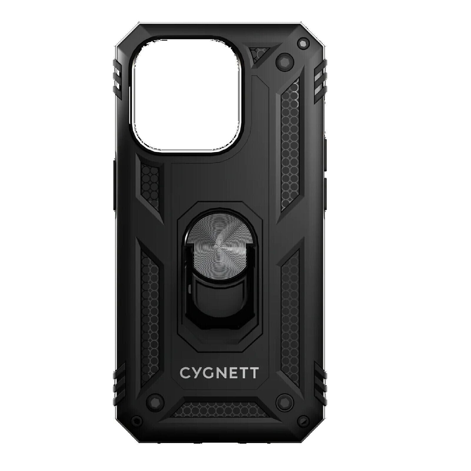 Cygnett Rugged Case With Kickstand For Apple iPhone 15 Pro Max (6.7") - Black