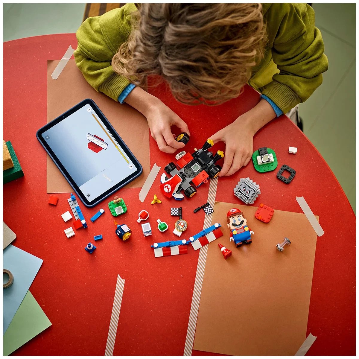 LEGO Super Mario 72043 - Mario Kart Interactive Lego Mario and Standard Kart