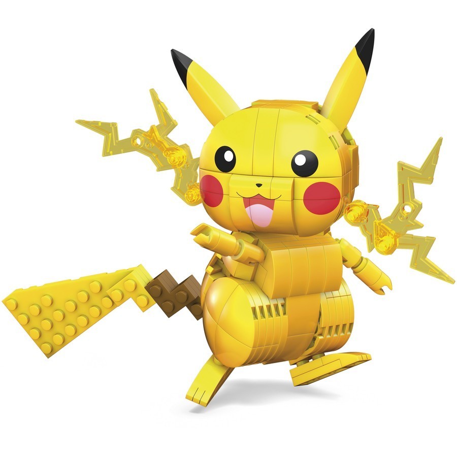 MEGA Pokémon Pikachu Building Set With 211 Pieces Poseable Limbs New Pokemon