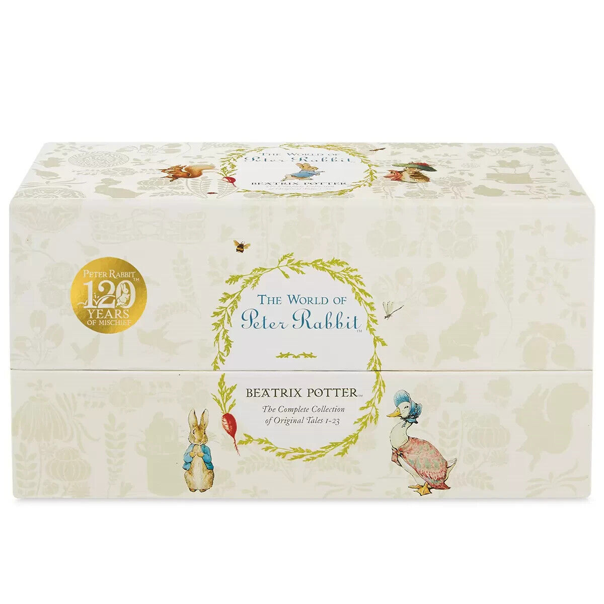 The world of Peter Rabbit 23 Volume Books Set Anniversary Edition White Jackets